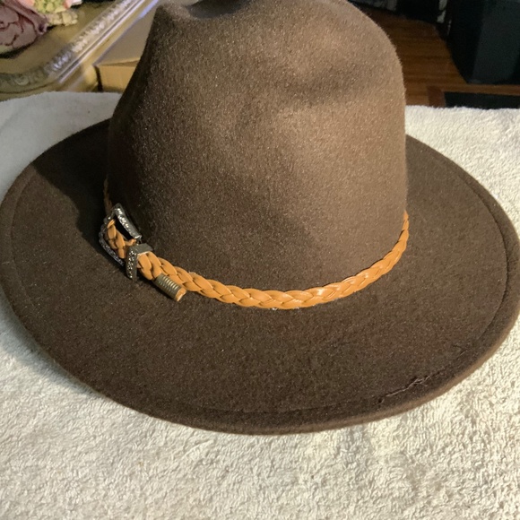 Women Wide Brim Fedora - Picture 3 of 7